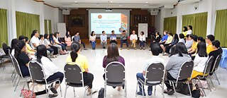 Die Lehrerfortbildung mit dem Thema “Sprache ist Musik“ mit Sandro Jahn an der Kaennakorn Schule in Khon Kaen vom 20-22. Juli 2018