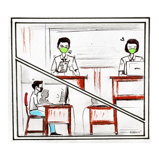 Im Rahmen des Komik Wettbewerb NDO 2021: Coronakrise: ein Test für alle