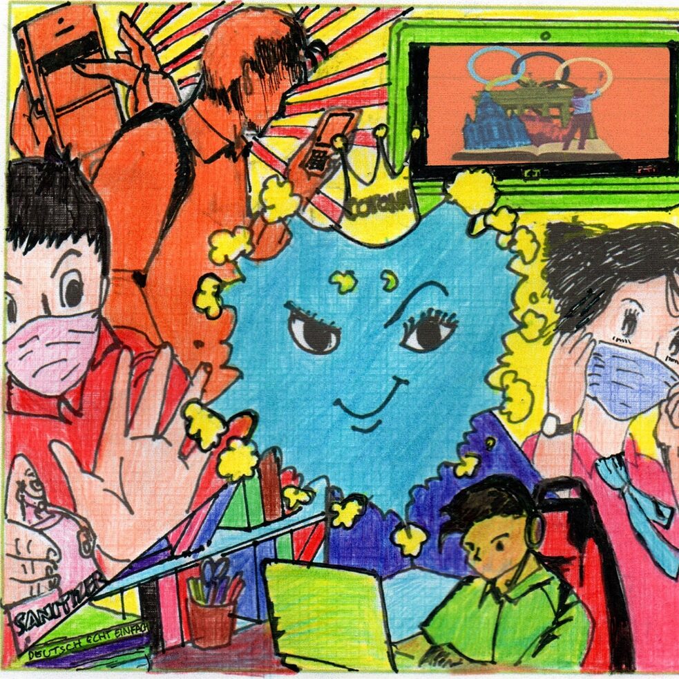 Dalam rangka kompetisi komik NDO 2021: Wir geben nicht auf!