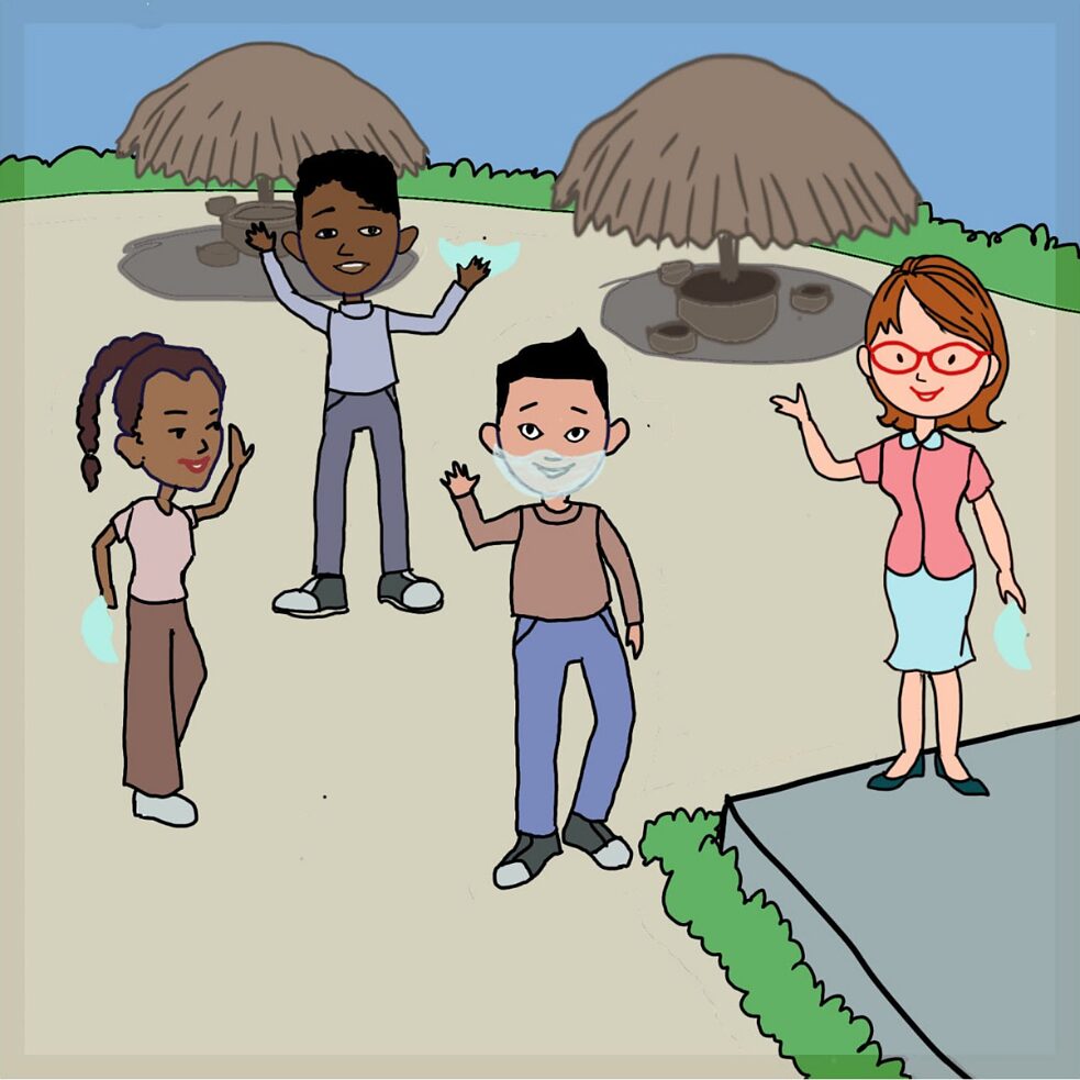 Im Rahmen des Komik Wettbewerb NDO 2021: Deutscholympiade, Online und Maske (DOM) 2021 