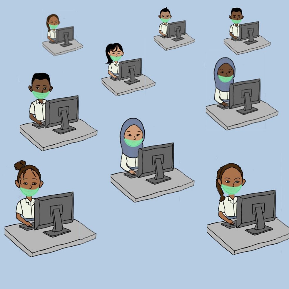 Im Rahmen des Komik Wettbewerb NDO 2021: Deutscholympiade, Online und Maske (DOM) 2021 