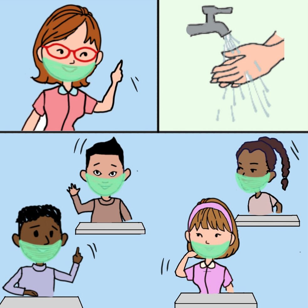 Im Rahmen des Komik Wettbewerb NDO 2021: Deutscholympiade, Online und Maske (DOM) 2021 