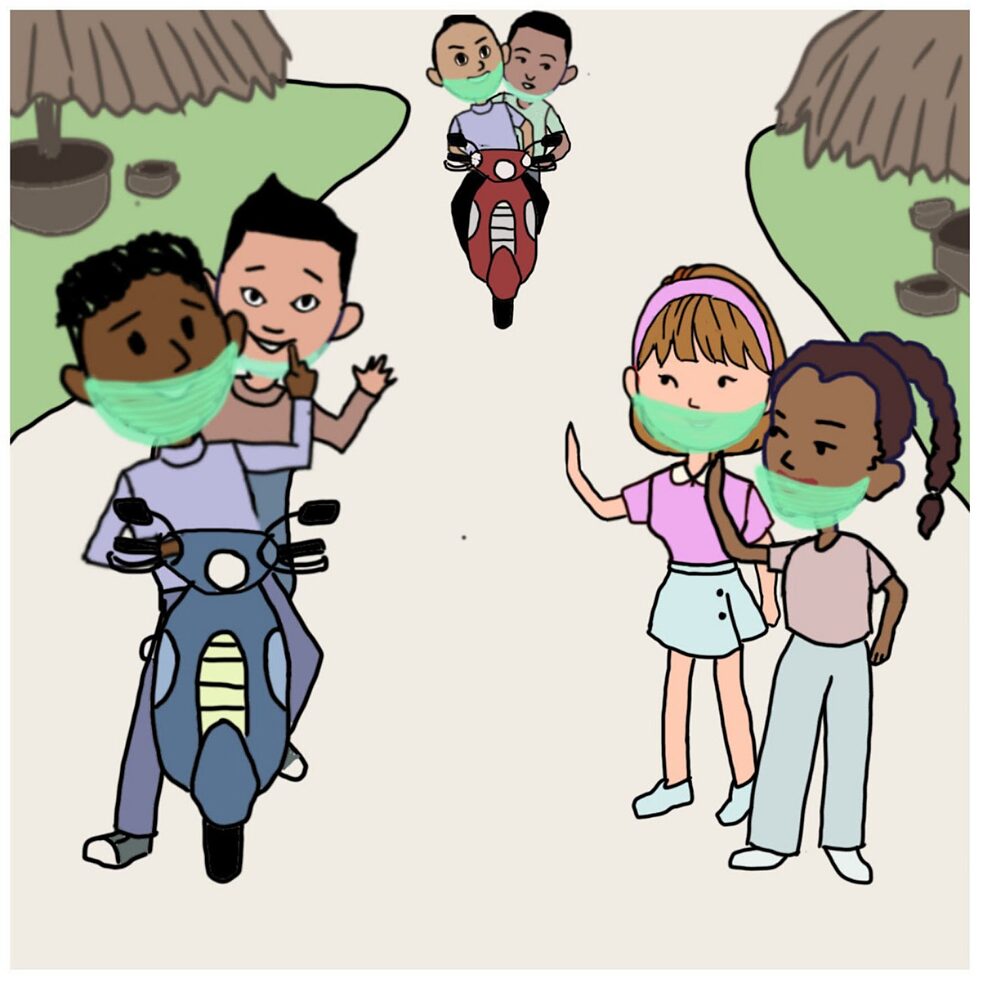 Im Rahmen des Komik Wettbewerb NDO 2021: Deutscholympiade, Online und Maske (DOM) 2021 