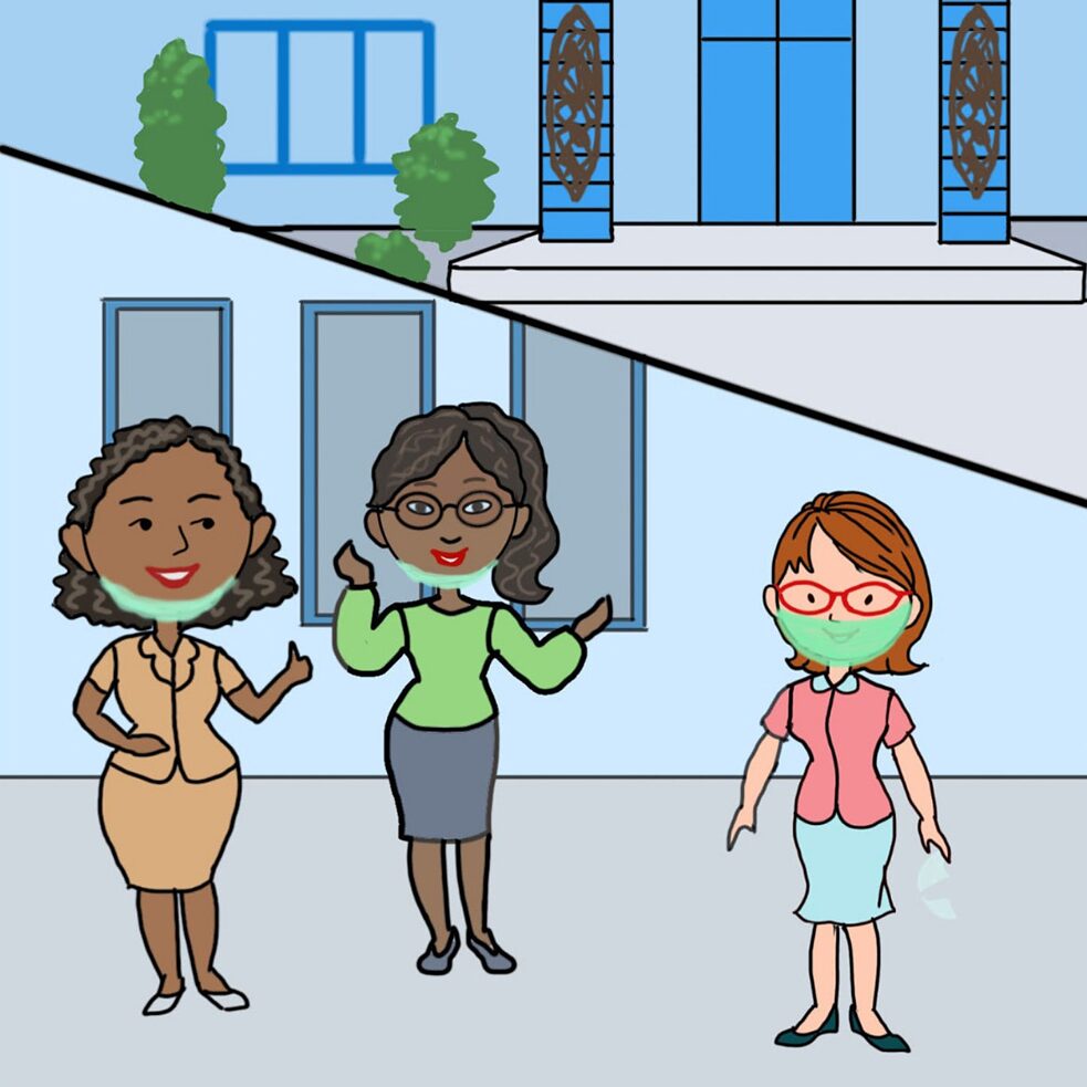 Im Rahmen des Komik Wettbewerb NDO 2021: Deutscholympiade, Online und Maske (DOM) 2021 