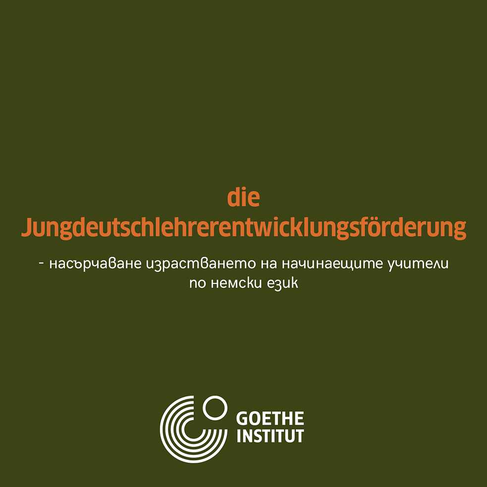 Die Jungdeutschlehrerentwicklungsförderung