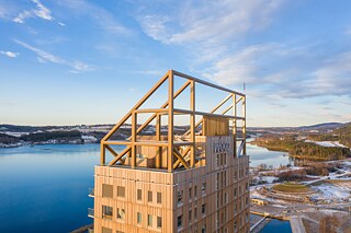 El techo de la torre