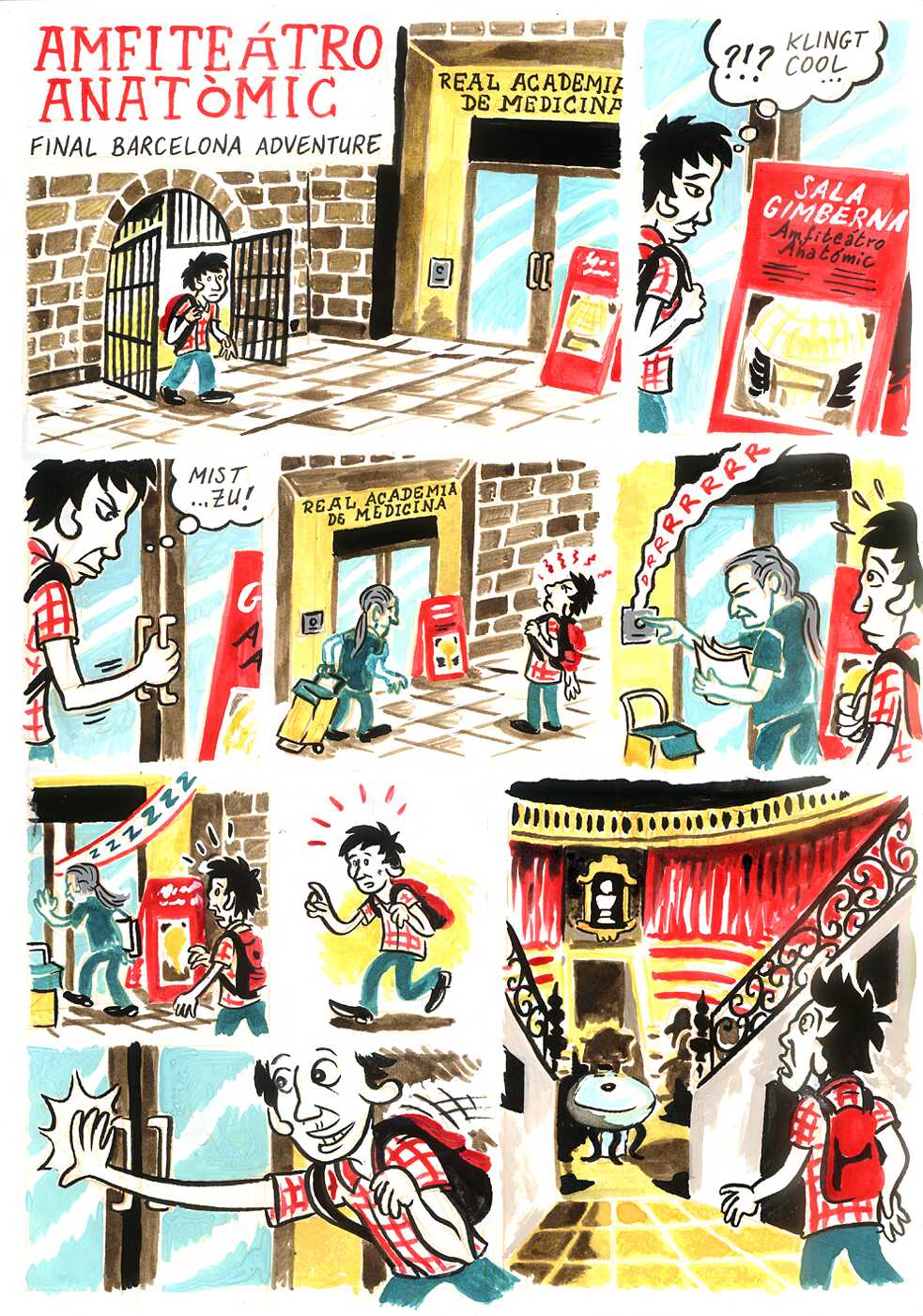 Calle Claus during his adventure in the Amfiteatro