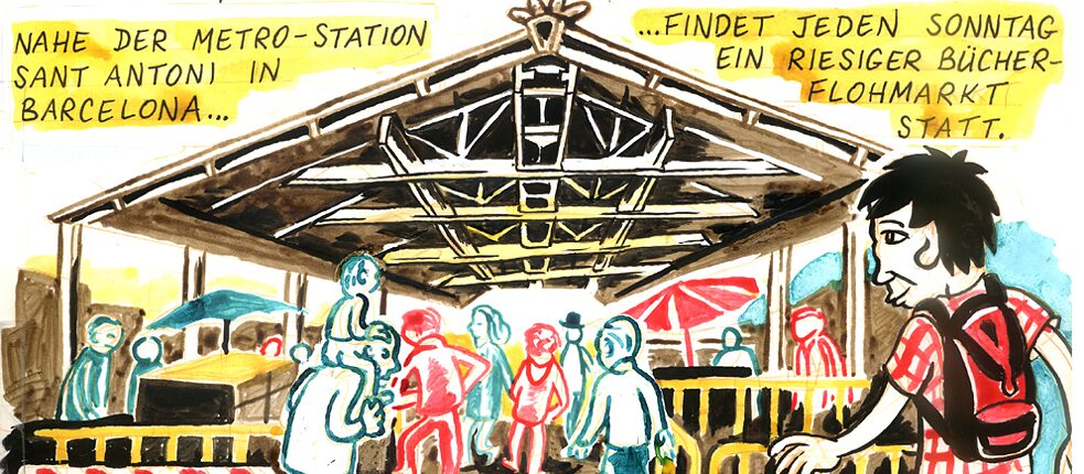 Sant Antoni Market, located near the metro station of the same name, is one of the most tradition-rich markets in Barcelona. During the week, the market is one of the best places in the city to buy fresh food, and on Sundays, it becomes a magnet for book lovers and fans of old postcards and nostalgic advertising posters. Over 100 stalls welcome visitors to browse around.