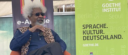 Wole Soyinka in a chat at Goethe-Institut