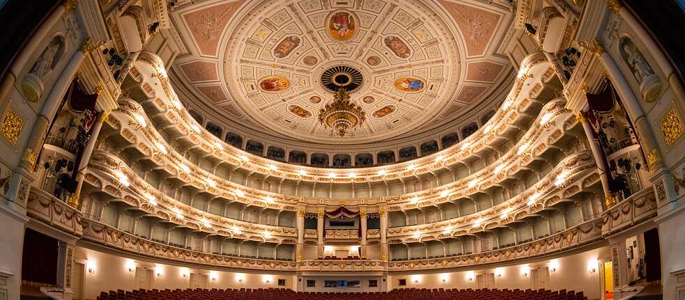 Innenansicht der Semperoper.