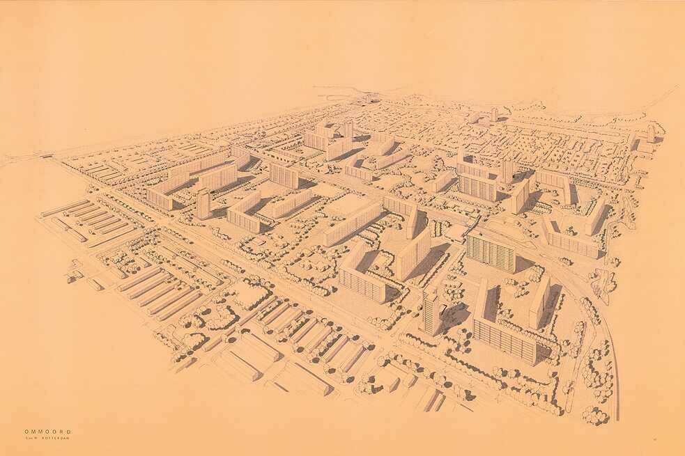 Siedlung Ommoord Rotterdam, 1965