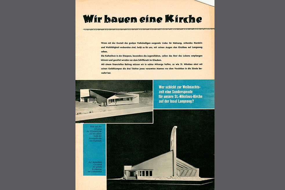 „Wir bauen eine Kirche“ Zeitschriftartikel (Reproduktion)