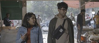 Kawran Bazaar Zwei Künstler bei der Arbeit