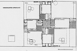 Kindergarten für die Siedlung Praunheim Frankfurt am Main, 1930