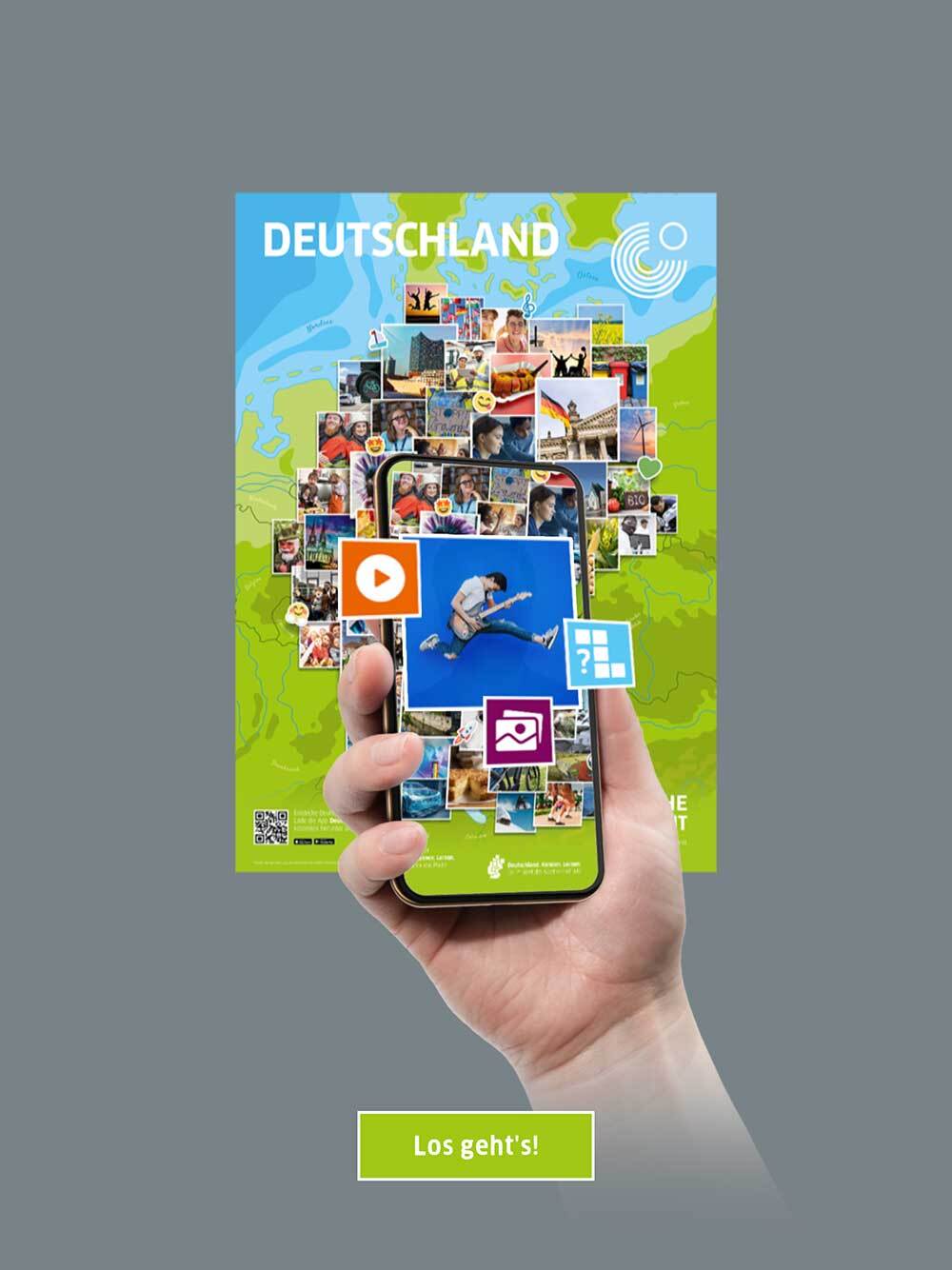 Deutschland. Kennen. Lernen. Kostenlose App zum Deutsch lernen