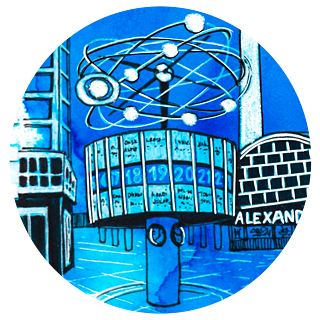 Das kosmische Berlin. Kristina Matveeva ©   Das kosmische Berlin. Kristina Matveeva