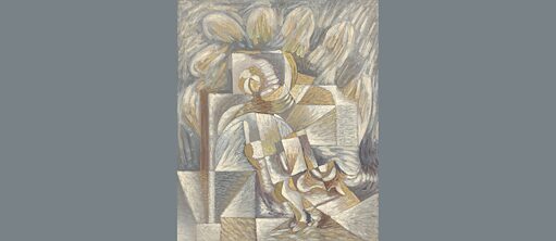 Бегущий | Сергей Шаршун, 1943 холст, масло 