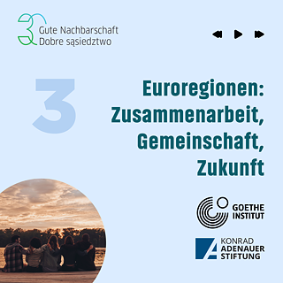 Podcast 3 Euroregionen – Zusammenarbeit, Gemeinschaft, Zukunft. Cover