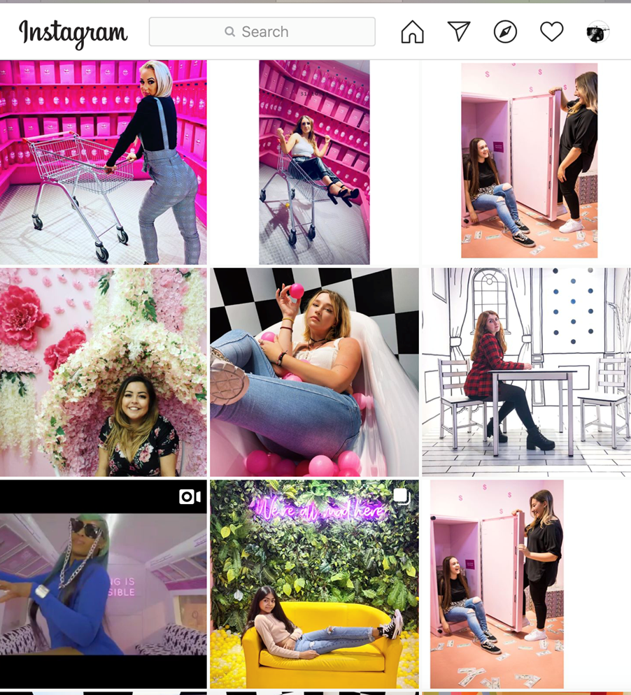 Figure 1. selfie factory Instagram account. Source: https://www.instagram.com/selfiefactoryofficial/, 2020