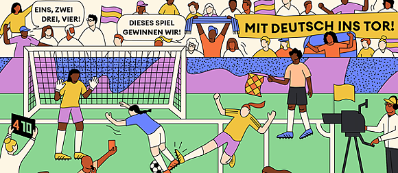Mit Deutsch ins Tor!