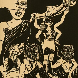 Übernatural: Unlocked_Screenshot of Sultana's Dream Reading I Illustration by Chitra Ganesh