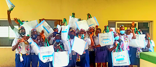 Eco-Tote Training Group Photo with Bags