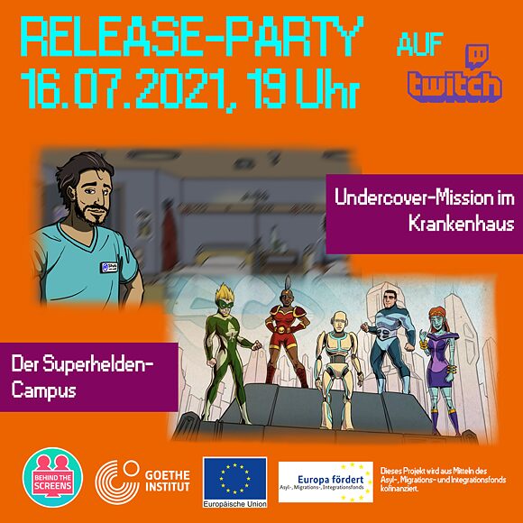 Release Party neue Lernspiele "Mein Weg nach Deutschland"