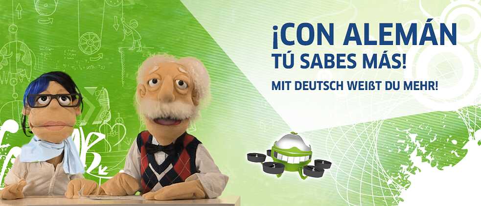 Professor Einstein y Frau Schlau de la Kinderuni