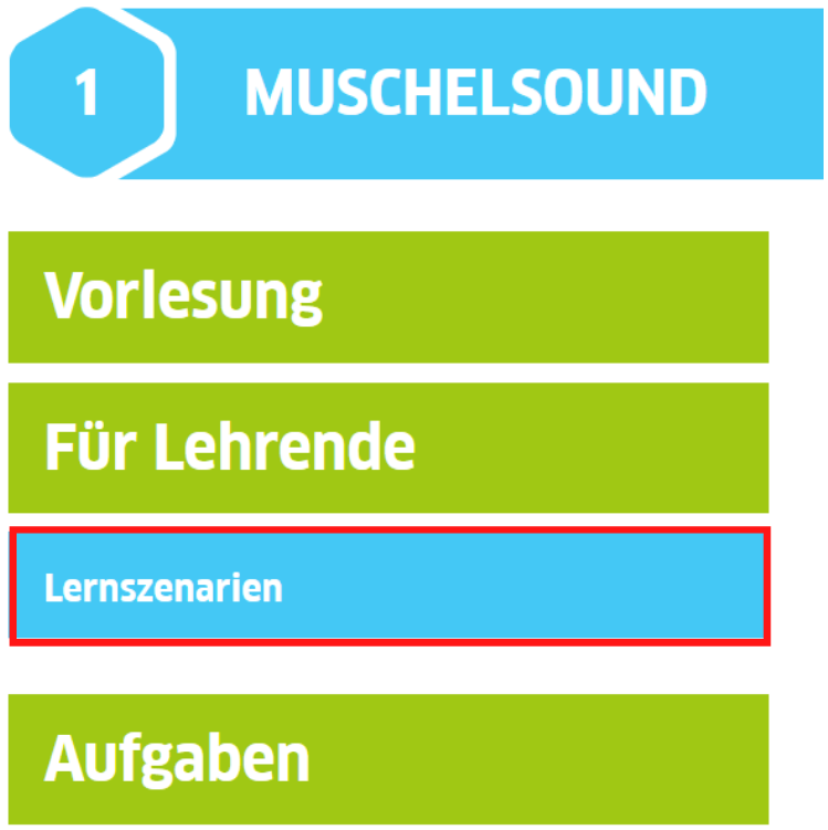 Screenshot von der Webseite der Kinderuni, wo man das didaktische Material finden kann