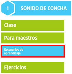 El material didáctico está localizado en la sección Para maestros en el menú lateral izquierdo.