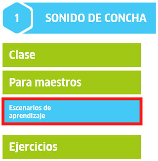 El material didáctico está localizado en la sección Para maestros en el menú lateral izquierdo. © © Goethe-Institut Captura de pantalla material didáctico