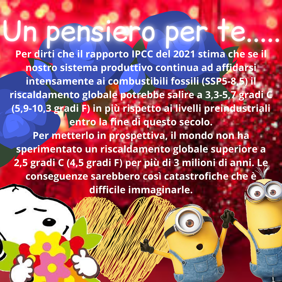 Zum Nachdenken: Der Weltklimarat IPCC hält in seinem Bericht 2021 fest: Wenn sich unsere Produktionssysteme weiterhin auf die intensive Nutzung fossiler Brennstoffe stützen, könnten die Temperaturen bis Ende dieses Jahrhunderts um 3,3 bis 5,7 Grad Celsius (5,9 bis 10,3 Grad Fahrenheit) gegenüber dem vorindustriellen Niveau ansteigen. Zum Vergleich: Seit mehr als 3 Millionen Jahren hat sich die Erde um nicht mehr als 2,5 Grad Celsius (4,5 Grad Fahrenheit) erwärmt. Die Folgen wären so katastrophal, dass sie kaum vorstellbar sind.