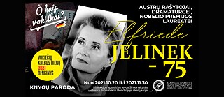 Paroda „Österreichische Schriftstellerin Elfriede Jelinek wird 75“ - Ievos Simonaitytės viešoji biblioteka 