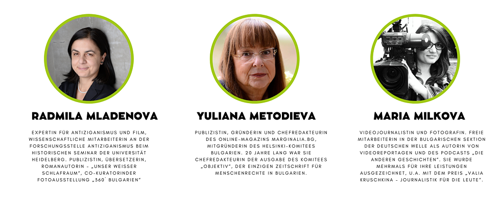 Yuliana Metodieva, Radmila Mladenova und Maria Milkova