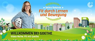 Fit durch Lernen und Bewegung mit Selma &copy; Graphik: Yuchen Jemeršić; © Goethe-Institut Ljubljana Fit durch Lernen und Bewegung mit Selma