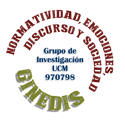 Logo Grupo de investigación  UCM - Normatividad, Emociones, Discurso y Sociedad (GINEDIS)