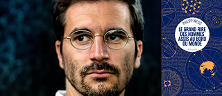 Portrait von Philipp Weiss und Buchcover