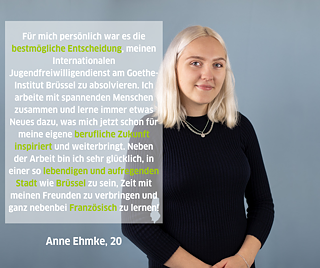 Anne Ehmke erzählt von ihrem Alltag als internationale Jugendfreiwillige