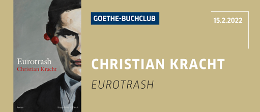 Veranstaltungsinformationen und das Bild vom Buch-Cover "Eurotrash"