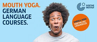 Goethe-Institut Los Angeles German Courses Banner Ad Mouth Yoga
