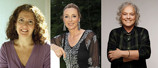 from left to right:  Sharon Badal, Diana Iljine, Dominique Green