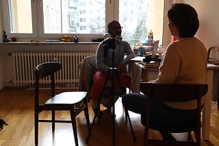 Shruti-Abhishek_Interview project © © Abhishek Bommana & Shruti Rao  Shruti-Abhishek_Interview with a participant