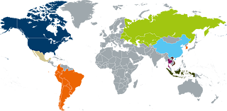 Studienbrücke world map © Goethe-Institut