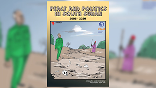 A capa da banda desenhada "Paz e Política no Sul do Sudão.