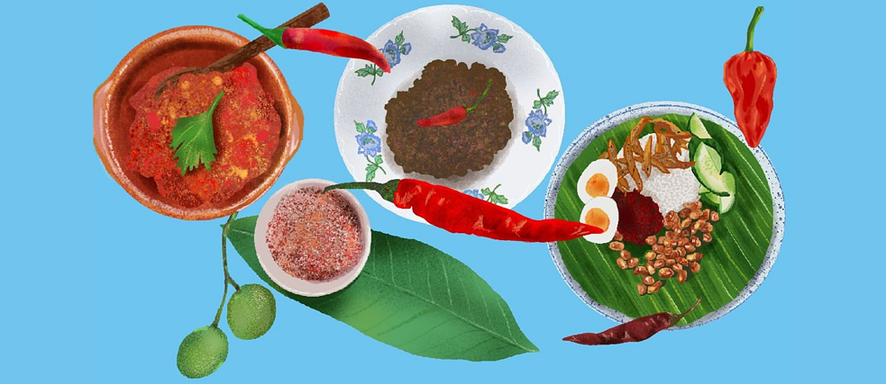 Everyday dishes with chili