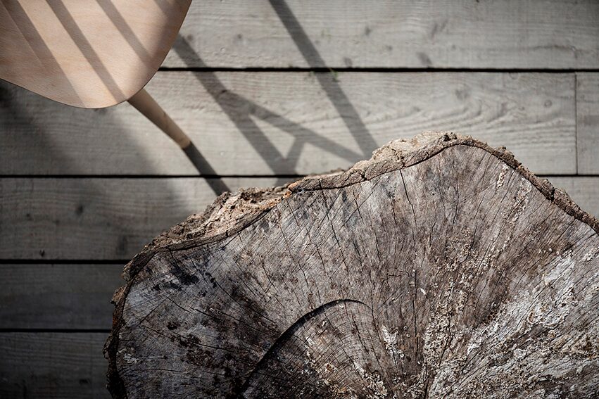 Das Holz aus der Region verwenden.