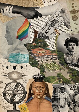 Colagem de Giulia Carvalhal Buratta