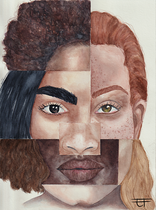 Pintura de Emanuelle Ferreira