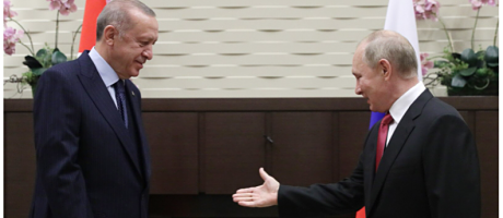 Meeting between Recep Tayyip Erdogan and Vladimir Putin in Sochi on September 29, 2021 (photo: Vladimir Smirnov/TASS)