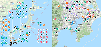 Interaktive Japan Karte